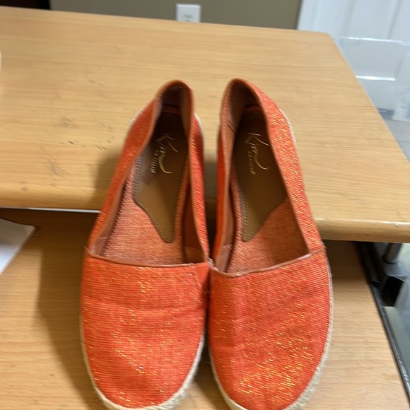 Kim Rogers Espadrilles Orange sz 8 - Picture 8 of 11